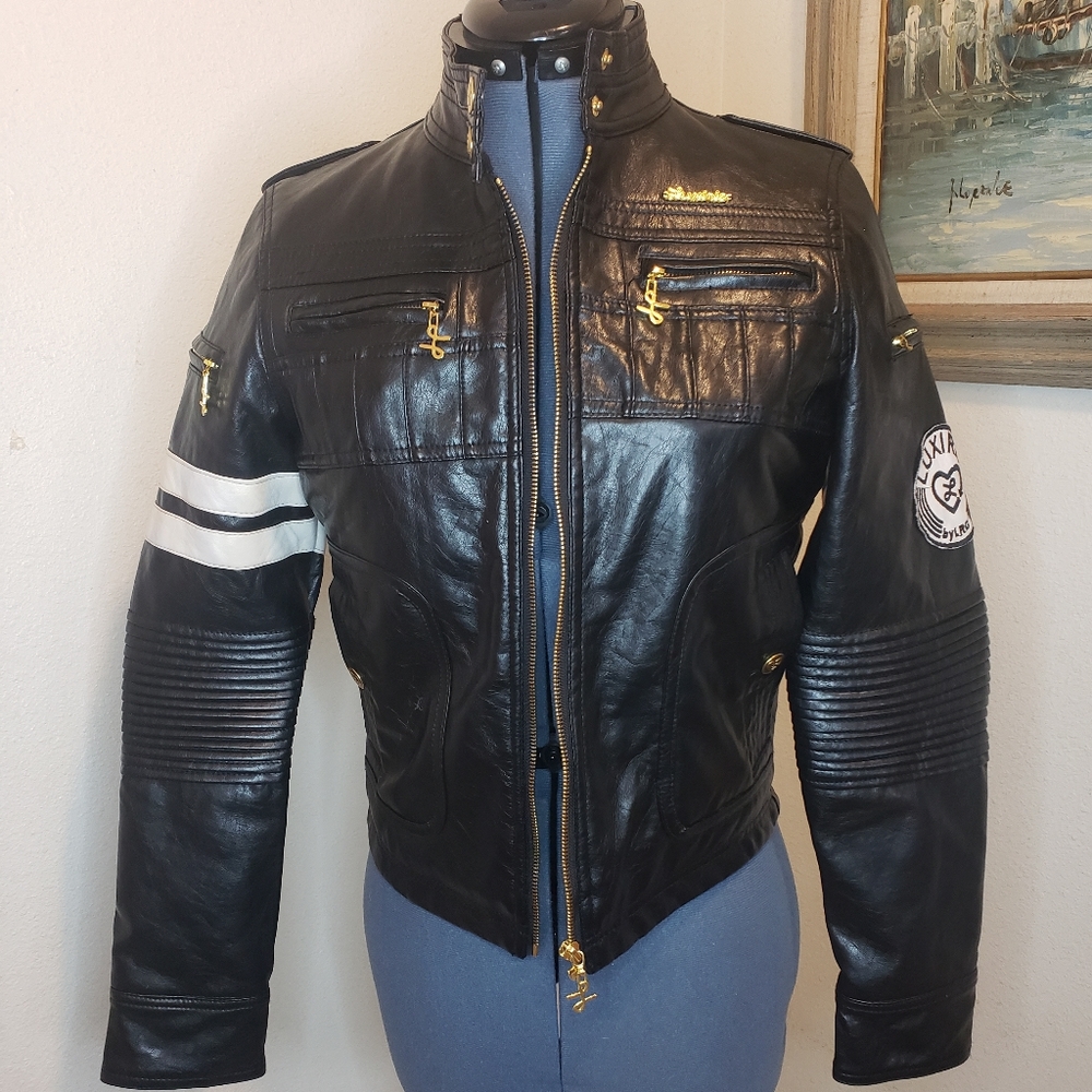 Luxirie by LRG black leather jacket